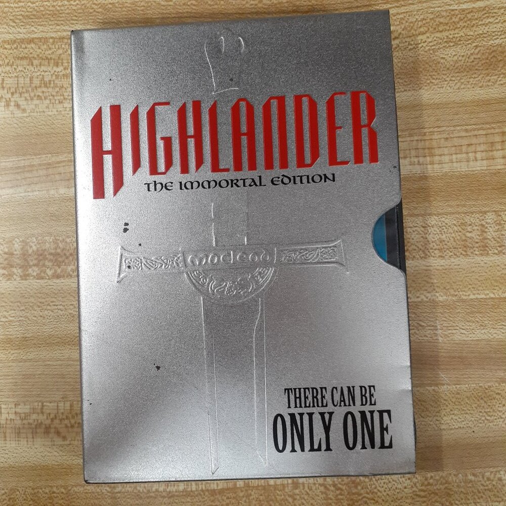 Highlander (DVD, 2002, 2-Disc Set, Immortal Edition Tin Case Bonus Queen CD)